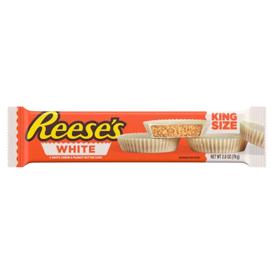 Reeses White Peanut Butter Cups King size79g