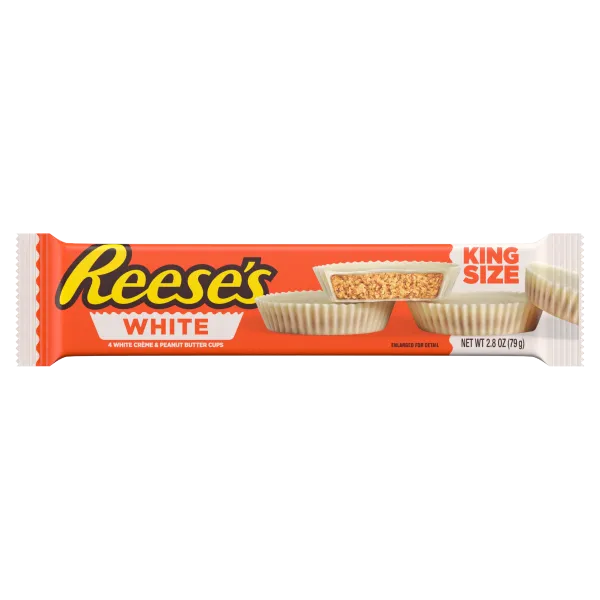 Reeses White Peanut Butter Cups King size79g