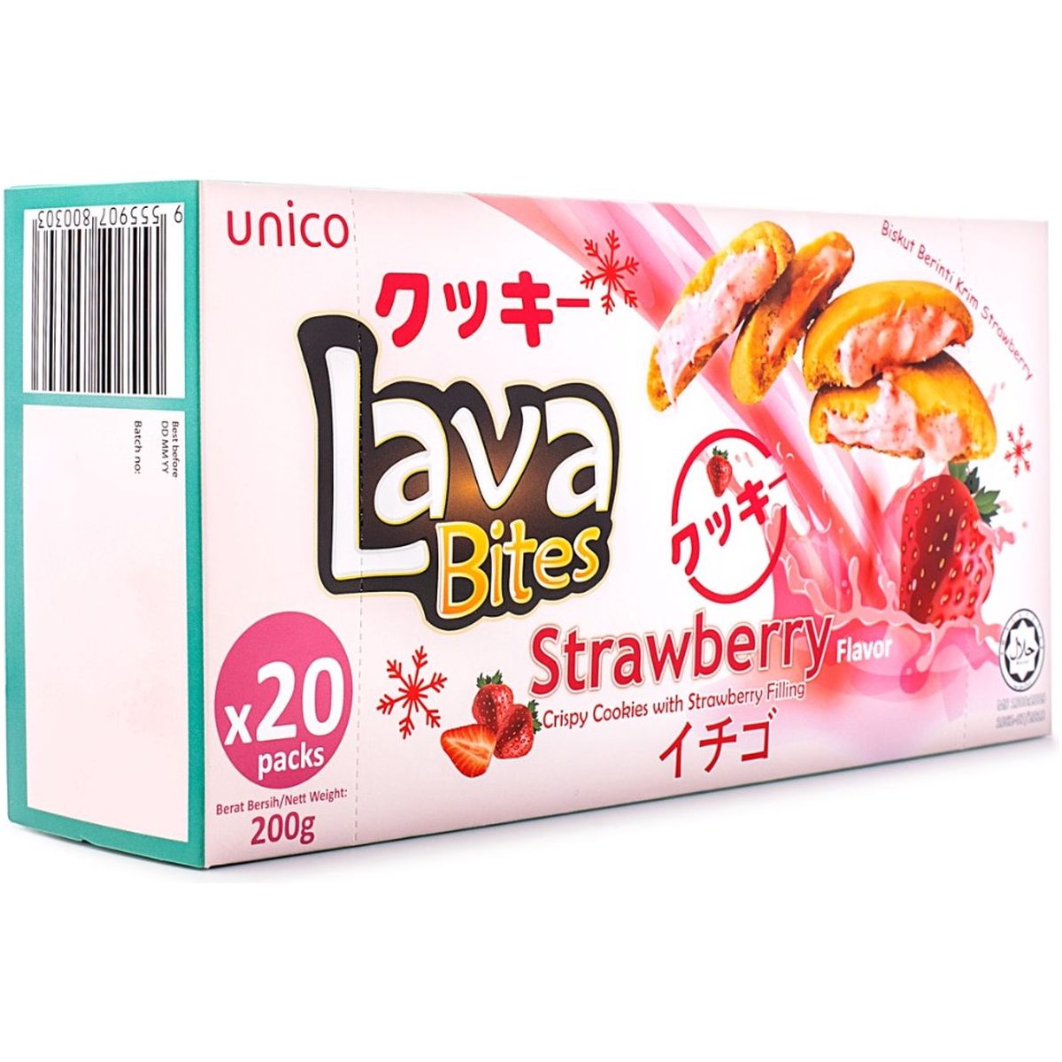 Lava Bites Strawberry 200g