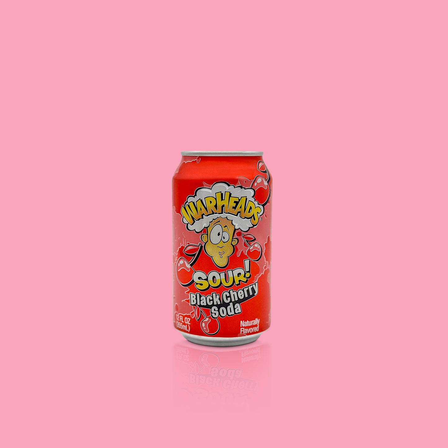 Warheads Sour Black Cherry Soda 355 ml