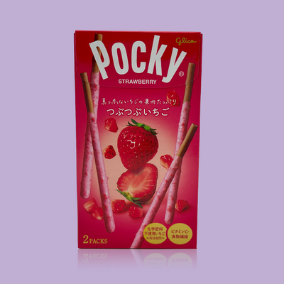 Pocky Chocolate Heartful Strawberry Chunky Bits 55g