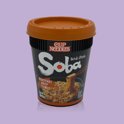 Nissin Soba Noodles Sukiyaki-biff  90g