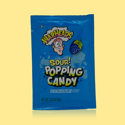 Warheads Sour Popping Candy Blue Raspberry 9g