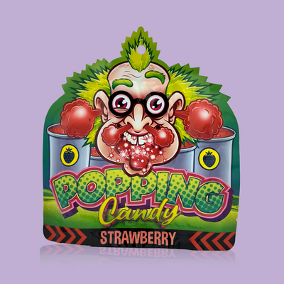 Dr Sour Popping Candy - Strawberry 15g