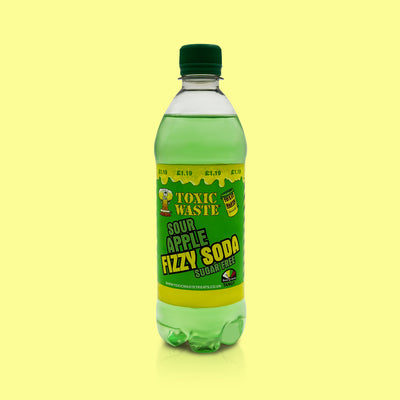 Toxic Waste Sour Apple Soda 500ml