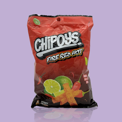 Chipoys Fire Red Hot Tortilla Chips 113g