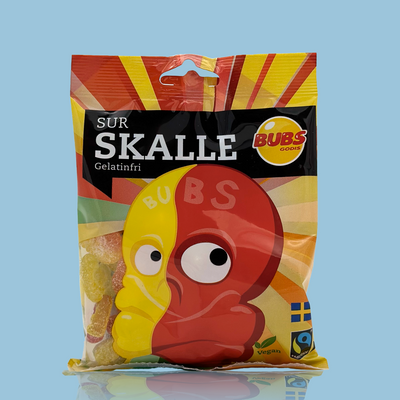 Bubs Sure Skaller Gul og Rød 90 g