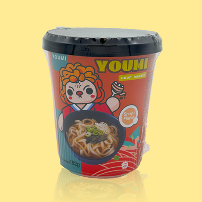 Youmi Instant Shoyu Flavor Udon Noodles 192 g