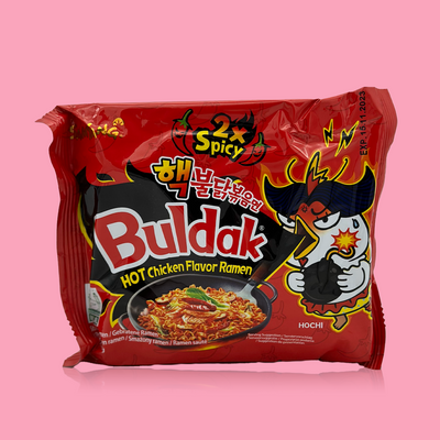SamYang Fire Nudler: 2 x Spicy Hot Chicken Flavor Ramen Noodles Buldak (140 g)