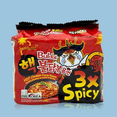 Samyang Hot Chicken Flavor Ramen 3xSpicy 140g x 5stk