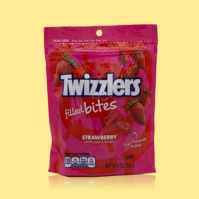Twizzlers Filled Bites Strawberry Candy 226g