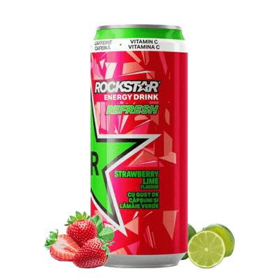 Rockstar Refresh Strawberry Lime 500ml
