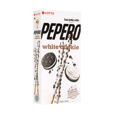 Lotte Pepero White Cookie Sticks 37g
