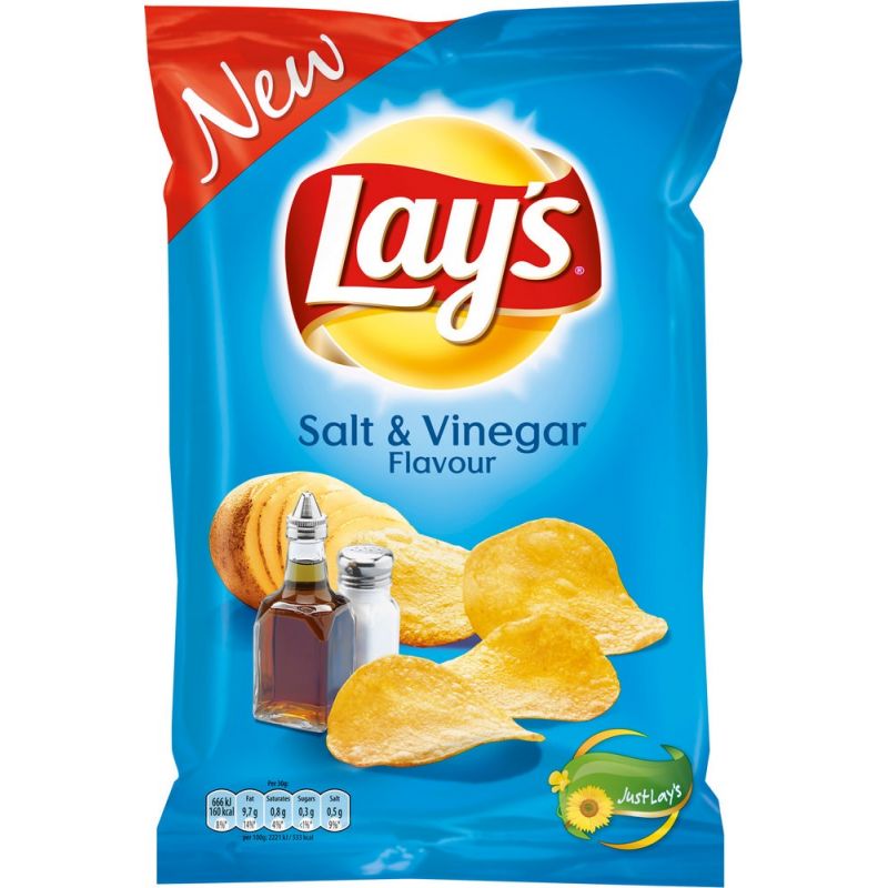 Lays salt & vinegar 175g