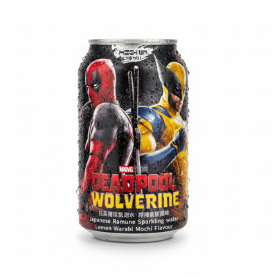 Marvel Deadpool Wolverine Japanese Ramune 330ml