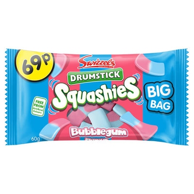 Swizzels Drumstick Squashies Bubblegum Flavour 60g