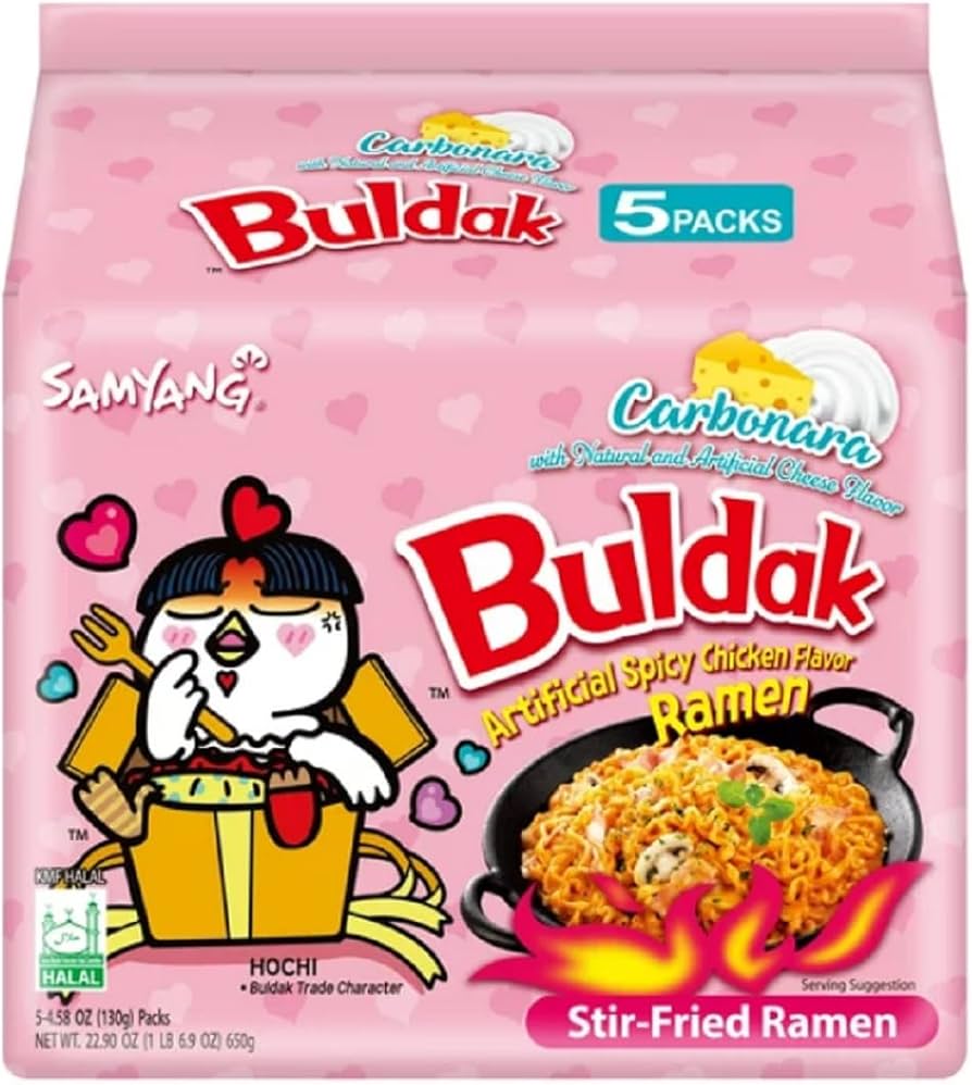 Samyang Ramen Spicy Carbonara Buldak 5x130G