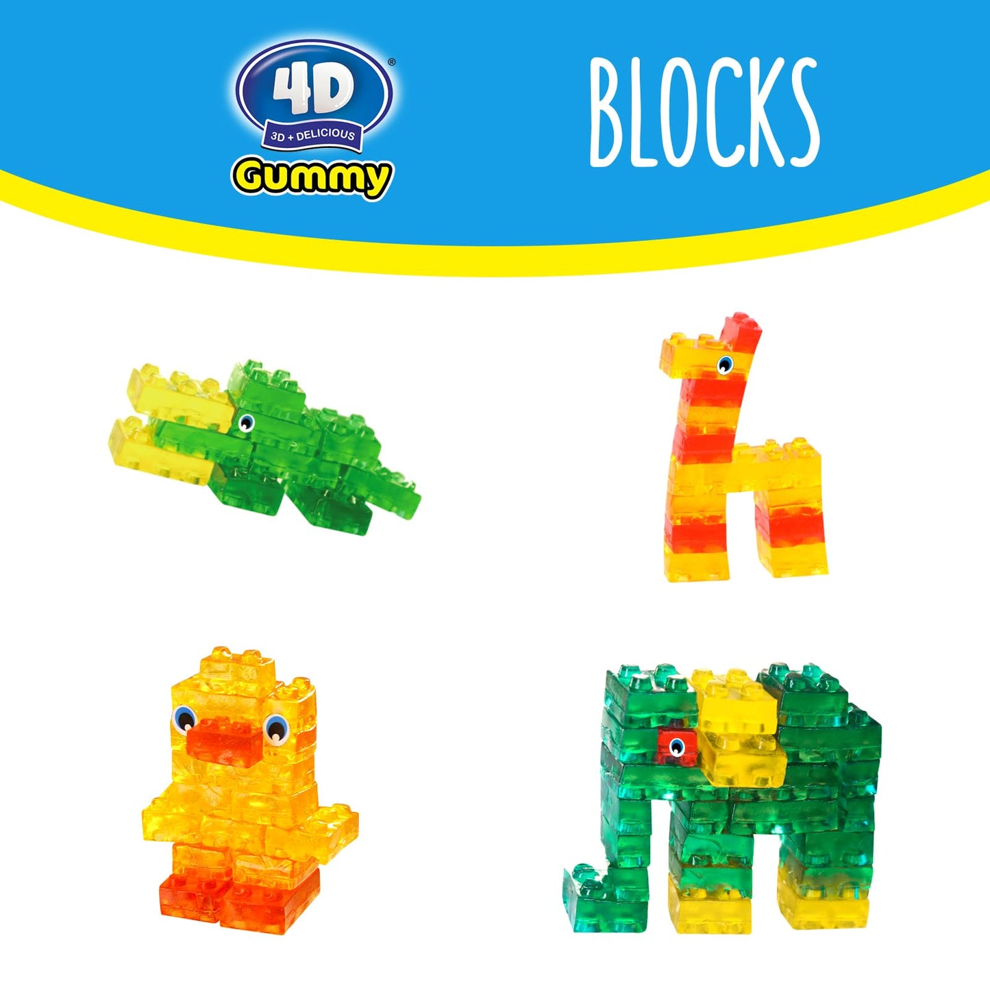 Amos Gummy Blocks 100g