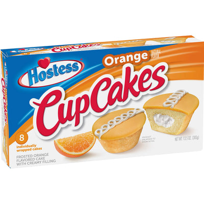 Hostess Orange Cupcakes 8pk