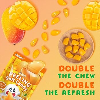 Peelable Soft Candy Mango 75g