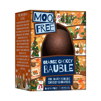 Moo Free Orange Choccy Bauble 65 g