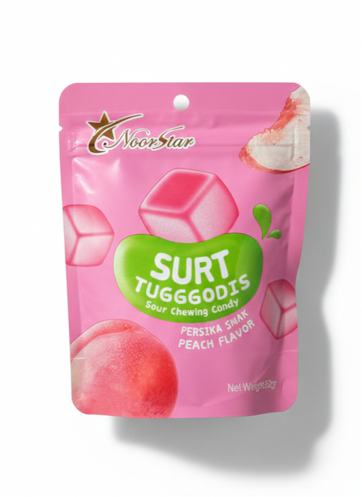 Noorstar Sour Chewing Candy Peach 68g