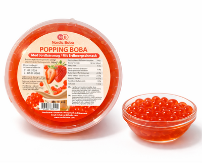 Nordic Strawberry Boba Popping 250g