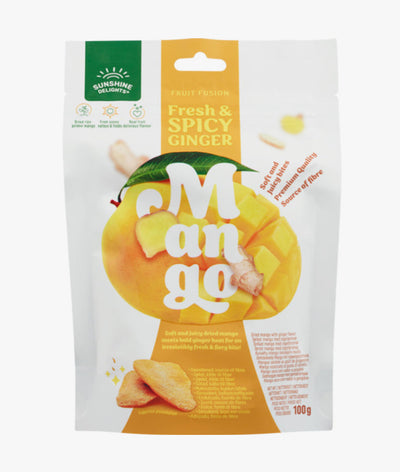 Sunshine Delights Fresh & Spicy Ginger Mango 100g
