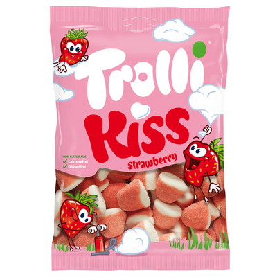 Trolli Kiss Strawberry 100g