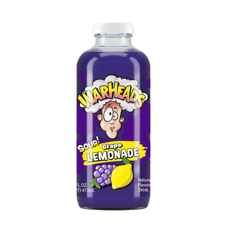 Warhead sour grape lemonade 473ml