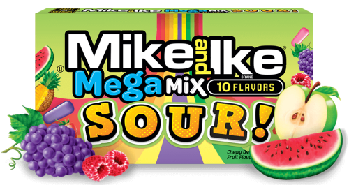 Mike & Ike Sour Mega Mix 120g