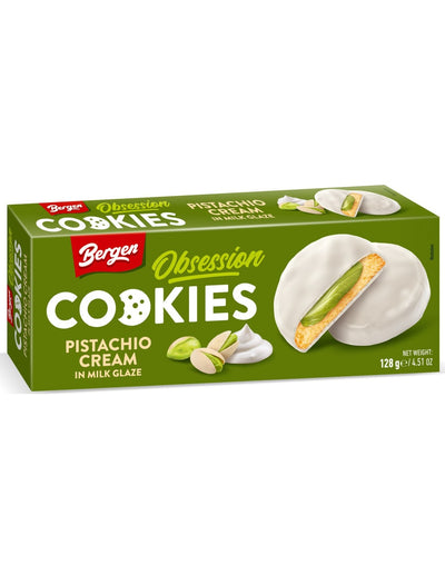 Bergen White Pistachio Cookies 128g