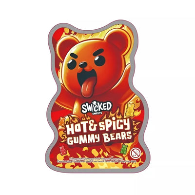🌶️ Swicked Hot & Spicy Gummy Bears 100g