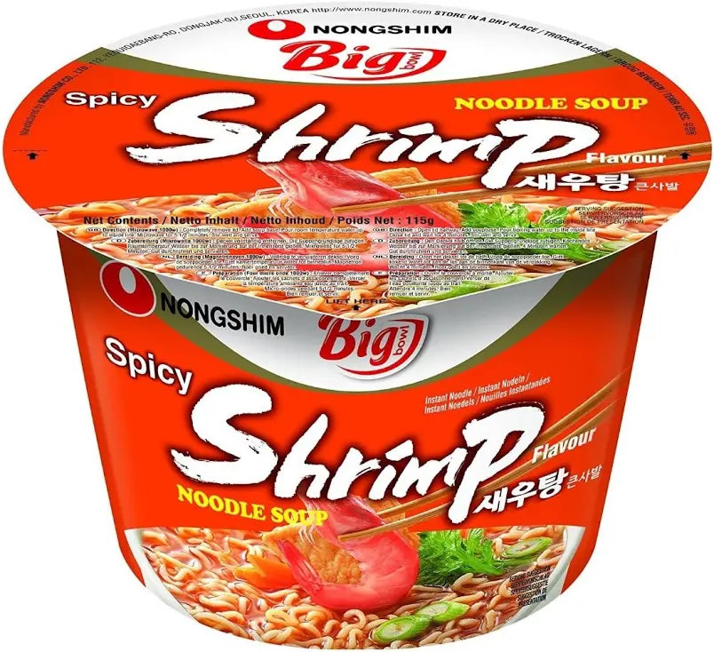 Nongshim Bowl Shrimp Flavour 115g
