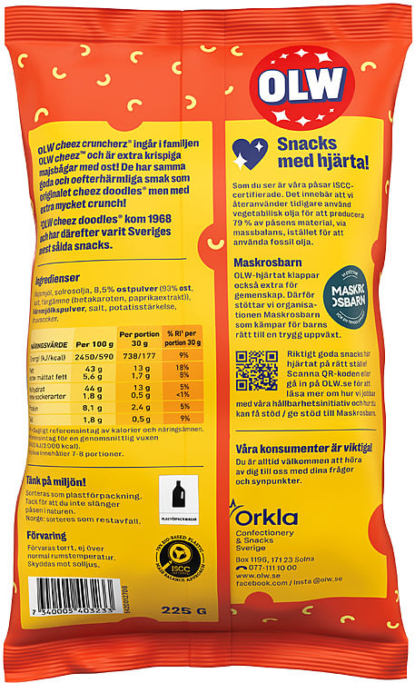 OLW Cheez Cruncherz 160g