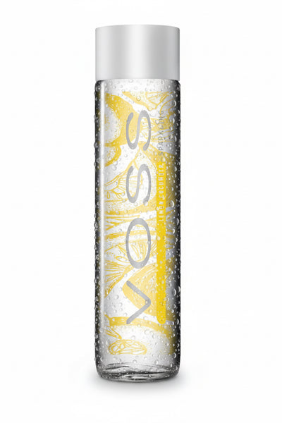 Voss Lemon Cucumber Sparkling Water 375 ml glassflaske