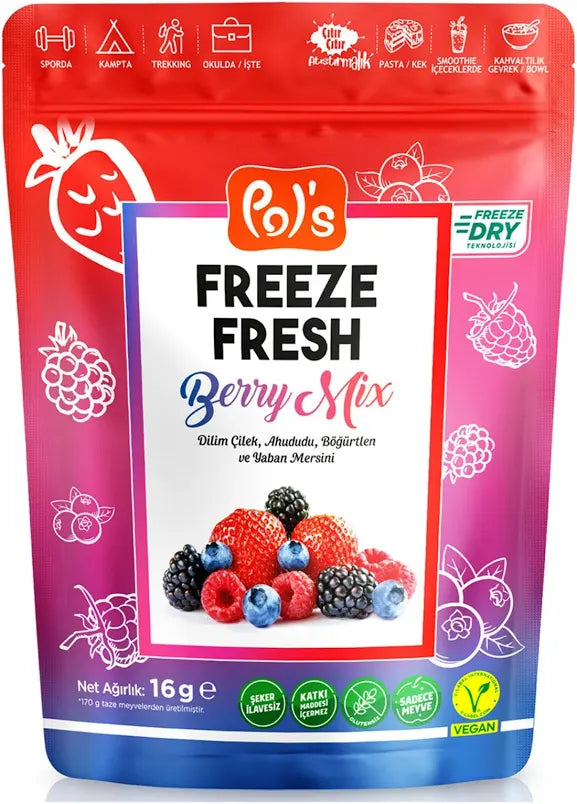 Pol’s Freeze Berry Fruit Mix 85g