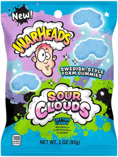 Warheads Clouds Cotton Candy 85g