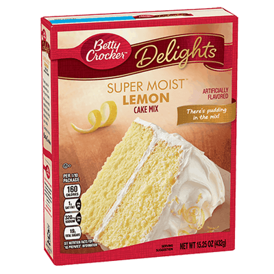 Betty Crocker Super Moist Lemon Cake 375g