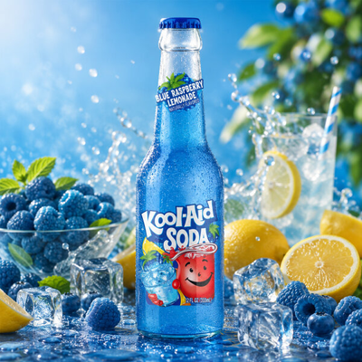 Kool-Aid Soda Blue Raspberry Lemonade 355ml