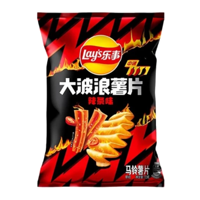 Lays Bag Big Wave Spicy Strip 70g