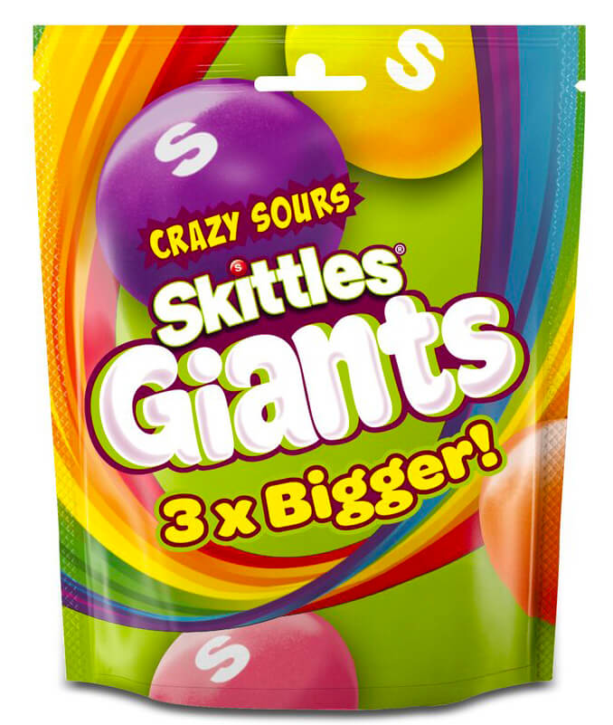 Skittles Giants Crazy Sour 132g