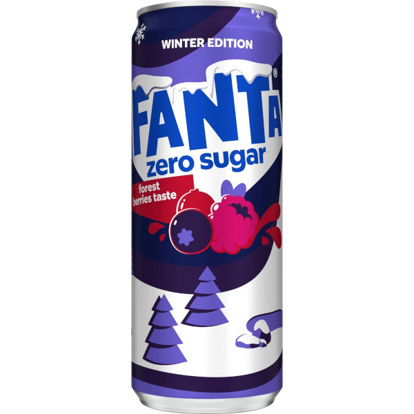 Fanta Zero Forest Berries 330ml Winter Edition