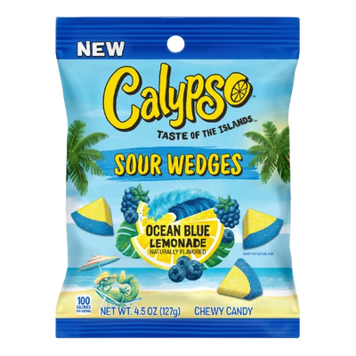 Calypso Sour Wedgies Ocean Blue 127g