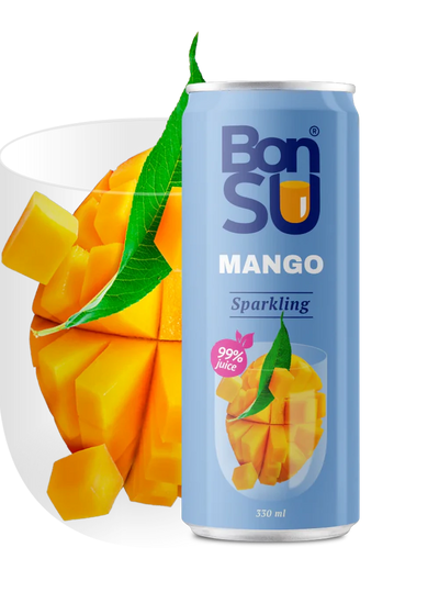 BonSu Mango Sparkling Juice 330ml