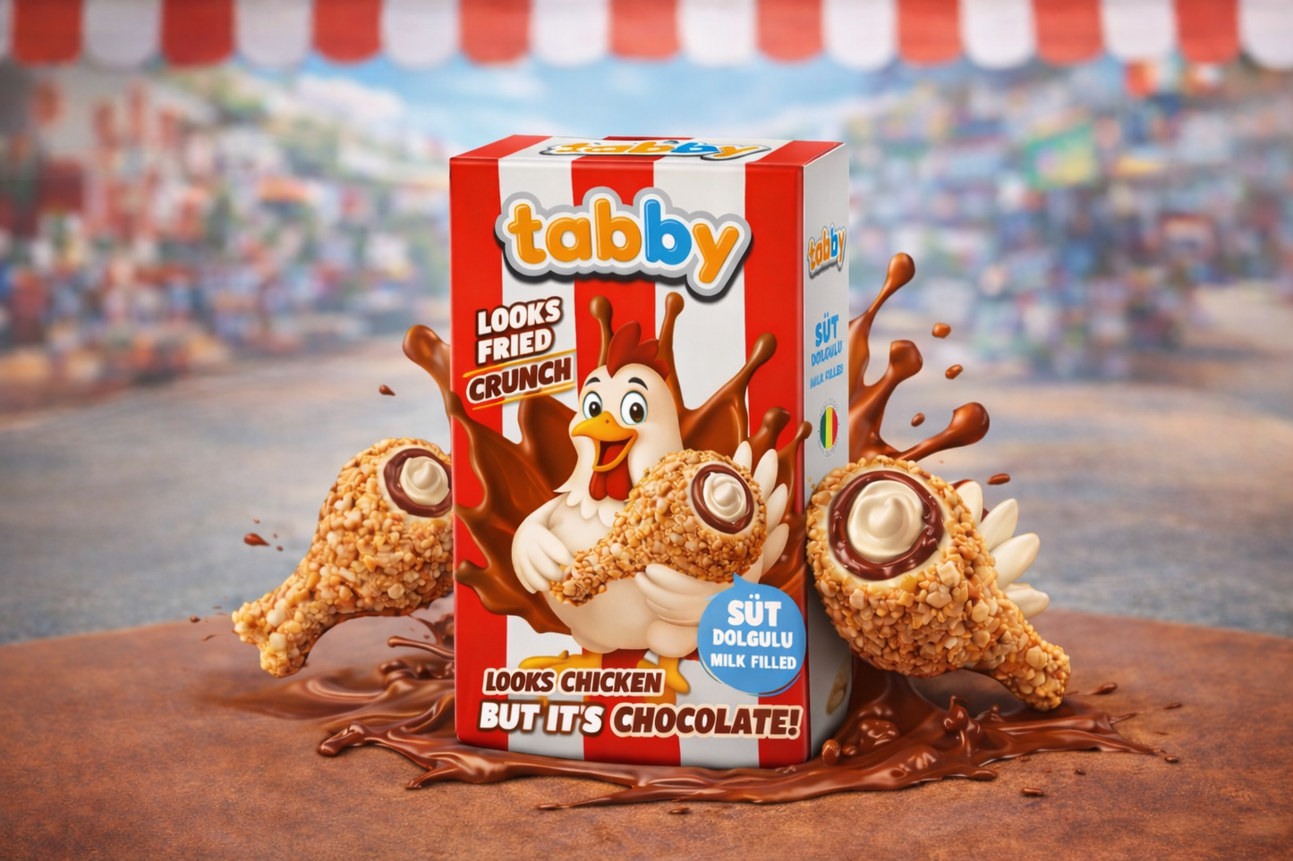 Tabby Chicken Chocolate 50g