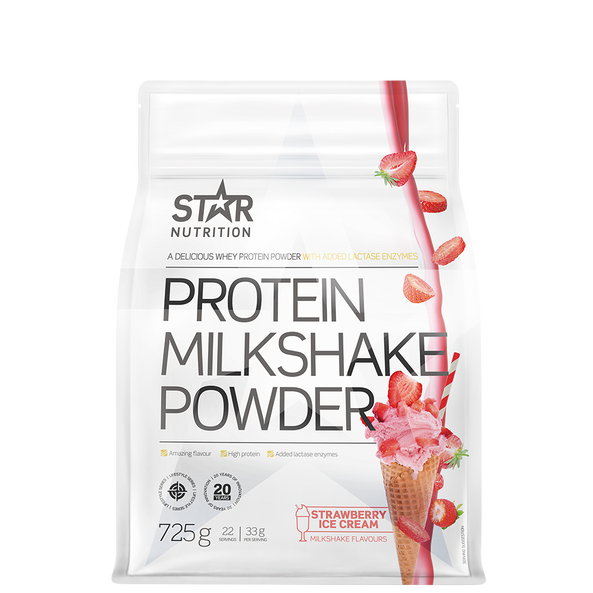 Protein Milkshake Powder Strawberry Ice Cream 725g