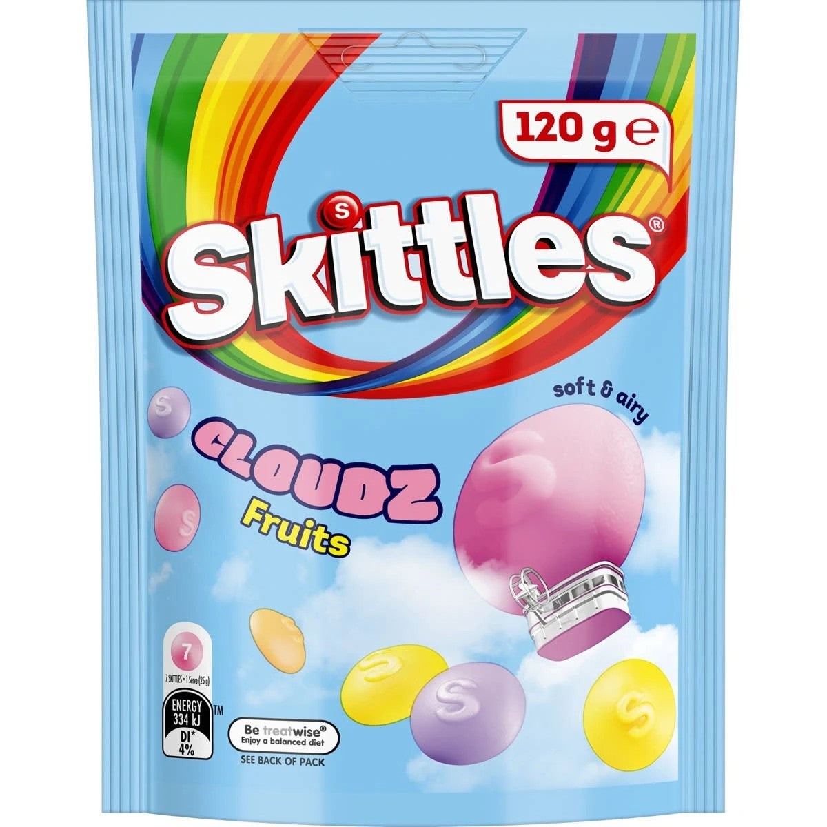 Skittles Fruits Squishy Cloudz 94g