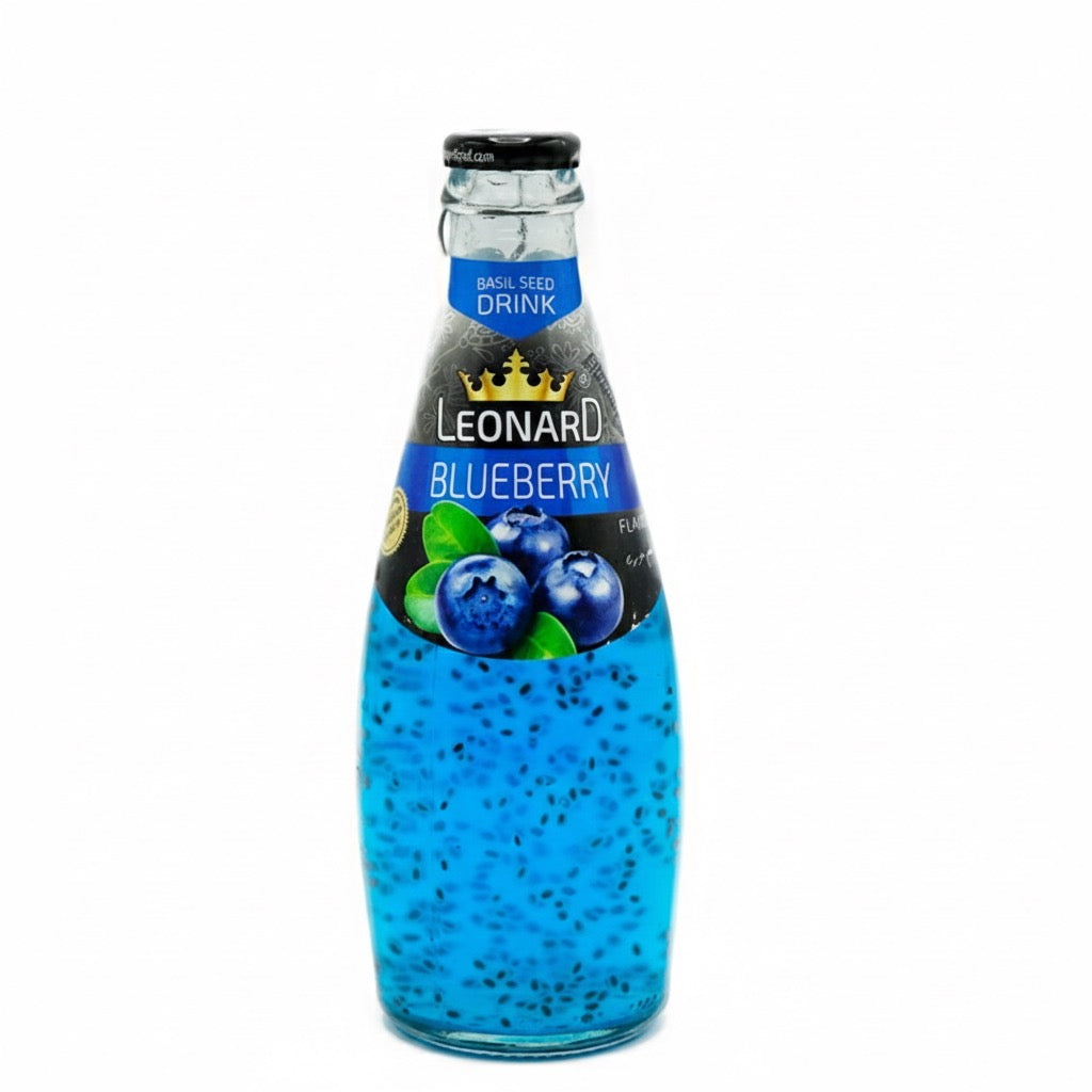 Leonard Blueberry Basil Seed Drink 300ml