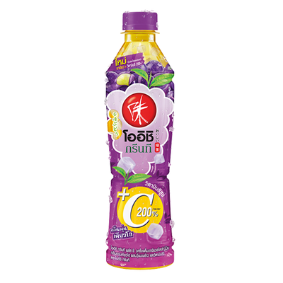 Oishi Green Tea Kyoho Grape Flavour with Nata De Coco 350ml